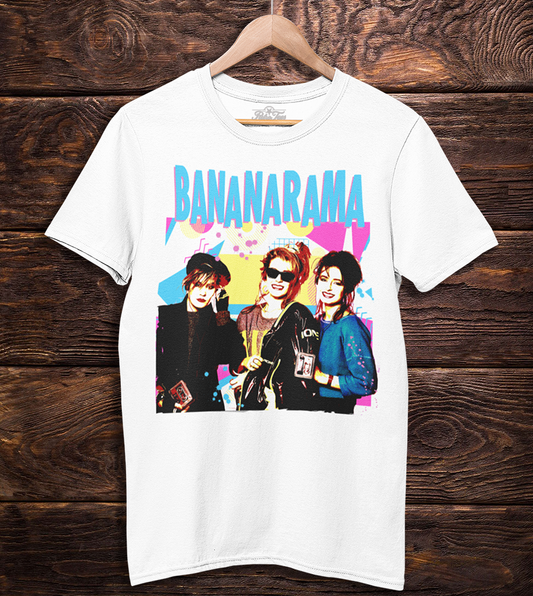 Retro Girl Band T-Shirt - Unisex Fit 80s Music Top