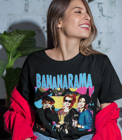 Retro 80's Girl Band Music T-Shirt Unisex