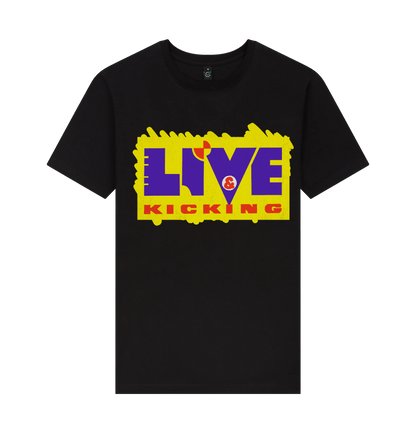Black Printed T-shirt Front