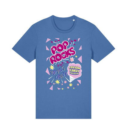 Bright Blue Printed T-shirt Front