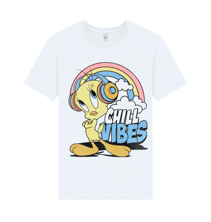 White Printed T-shirt Front