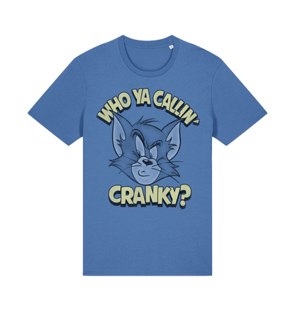 Bright Blue Printed T-shirt Front