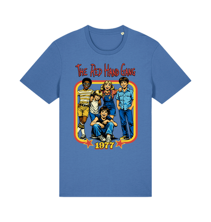Bright Blue Printed T-shirt Front