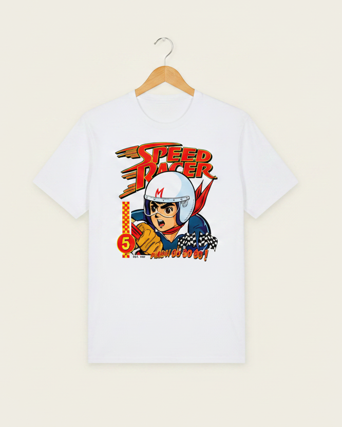 White Printed T-shirt Front