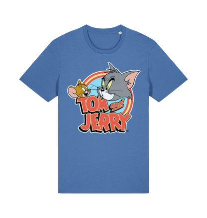 Bright Blue Printed T-shirt Front