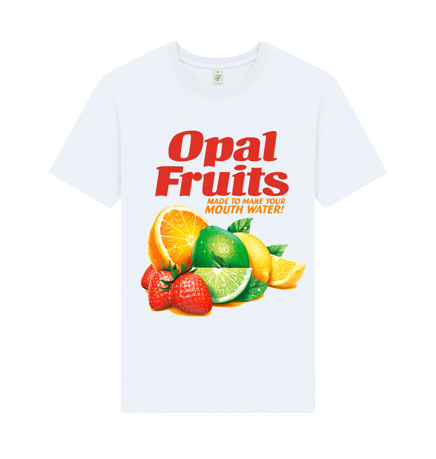 White Printed T-shirt Front