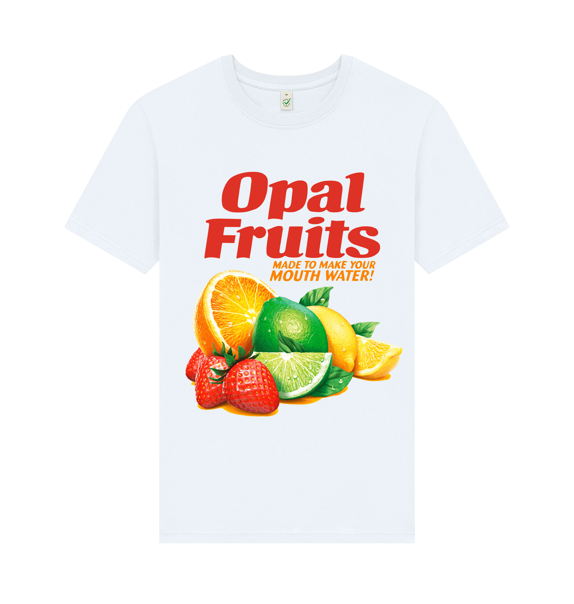 White Printed T-shirt Front