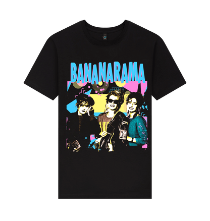 Black Printed T-shirt Front