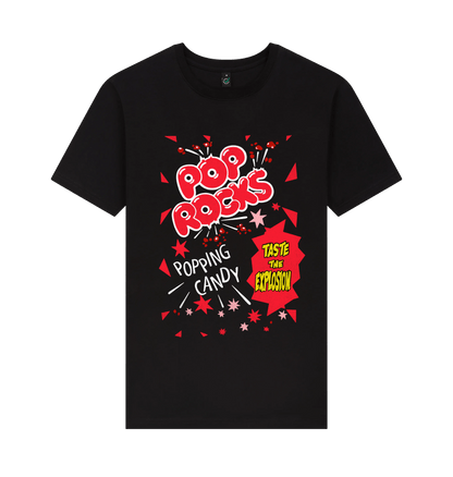 Black Printed T-shirt Front