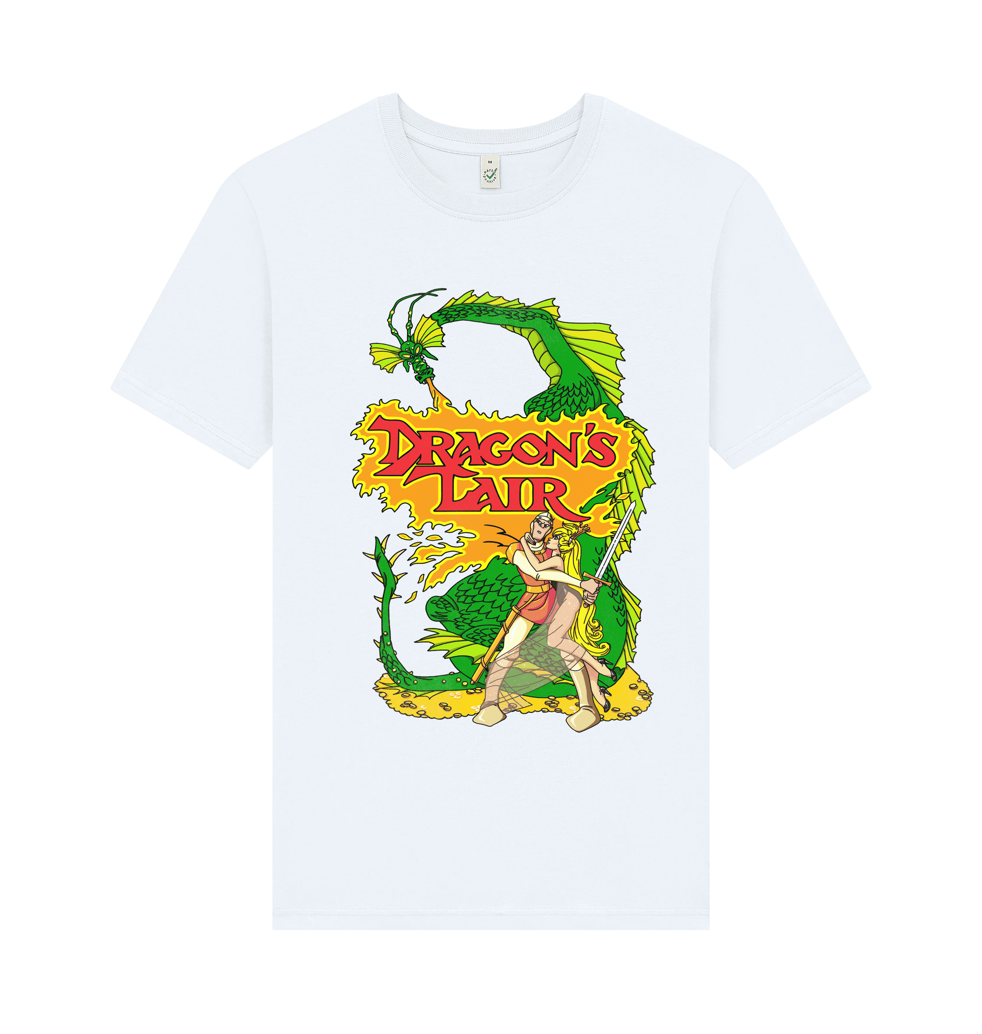 White Printed T-shirt Front