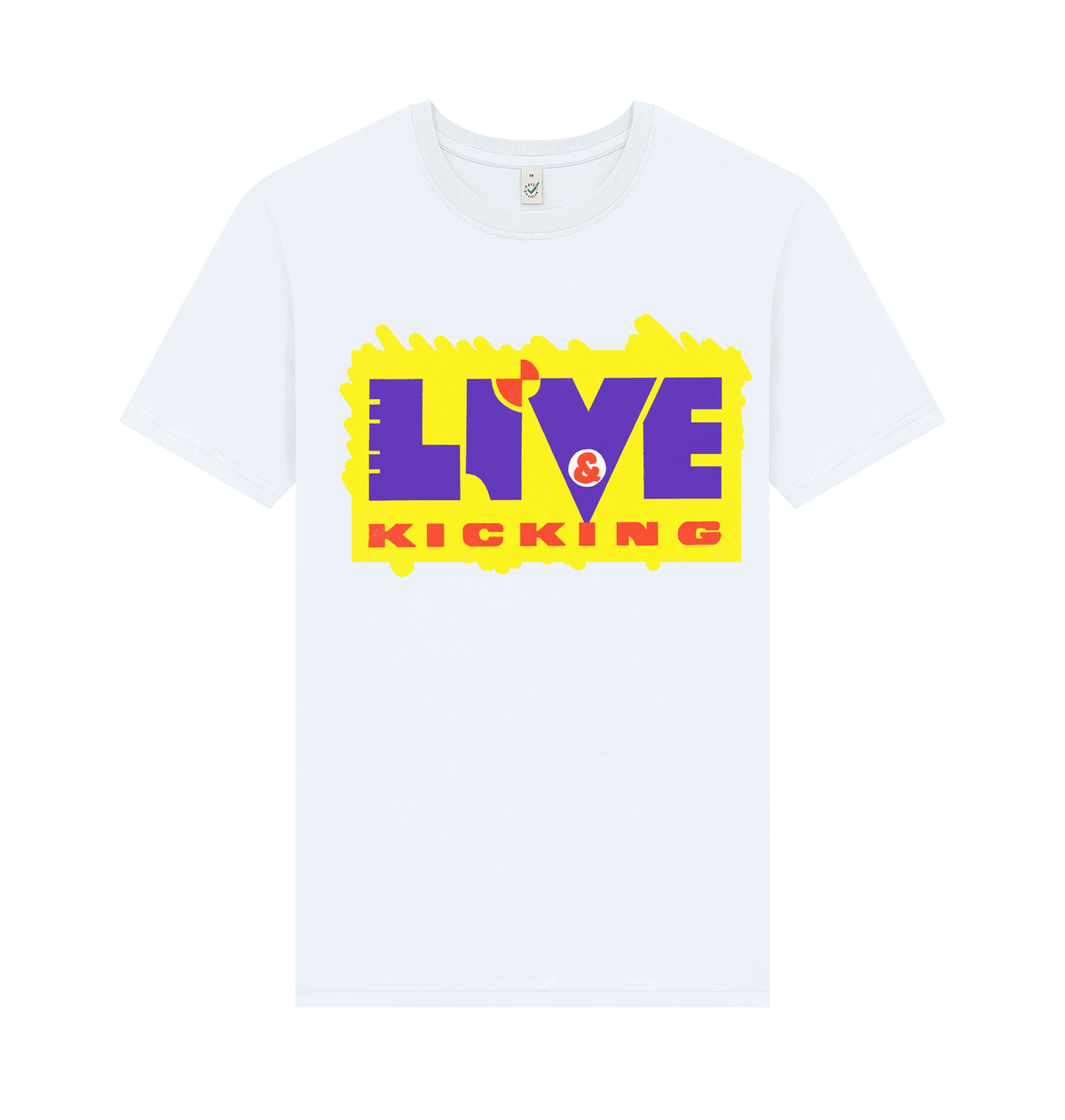 White Printed T-shirt Front