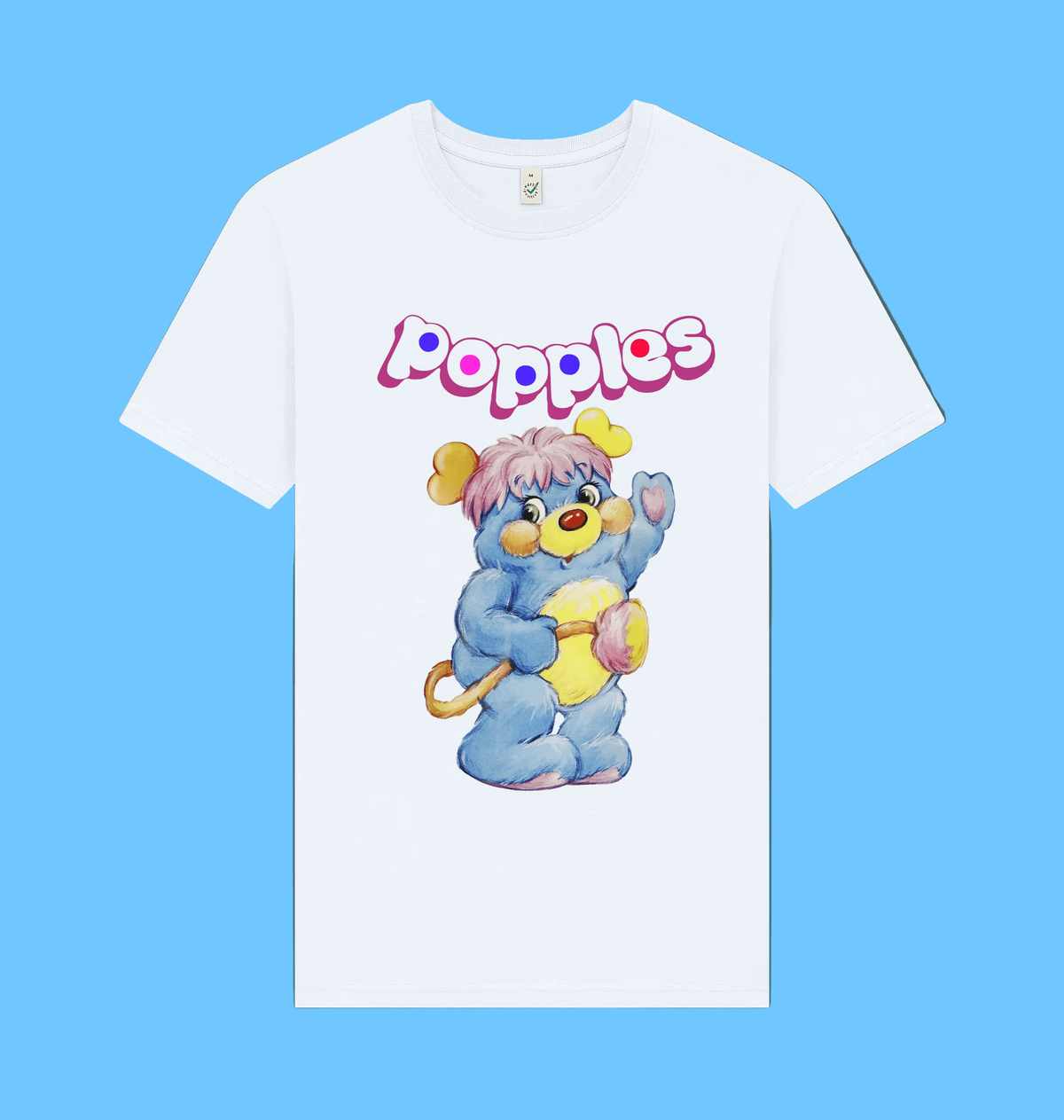 White Printed T-shirt Front