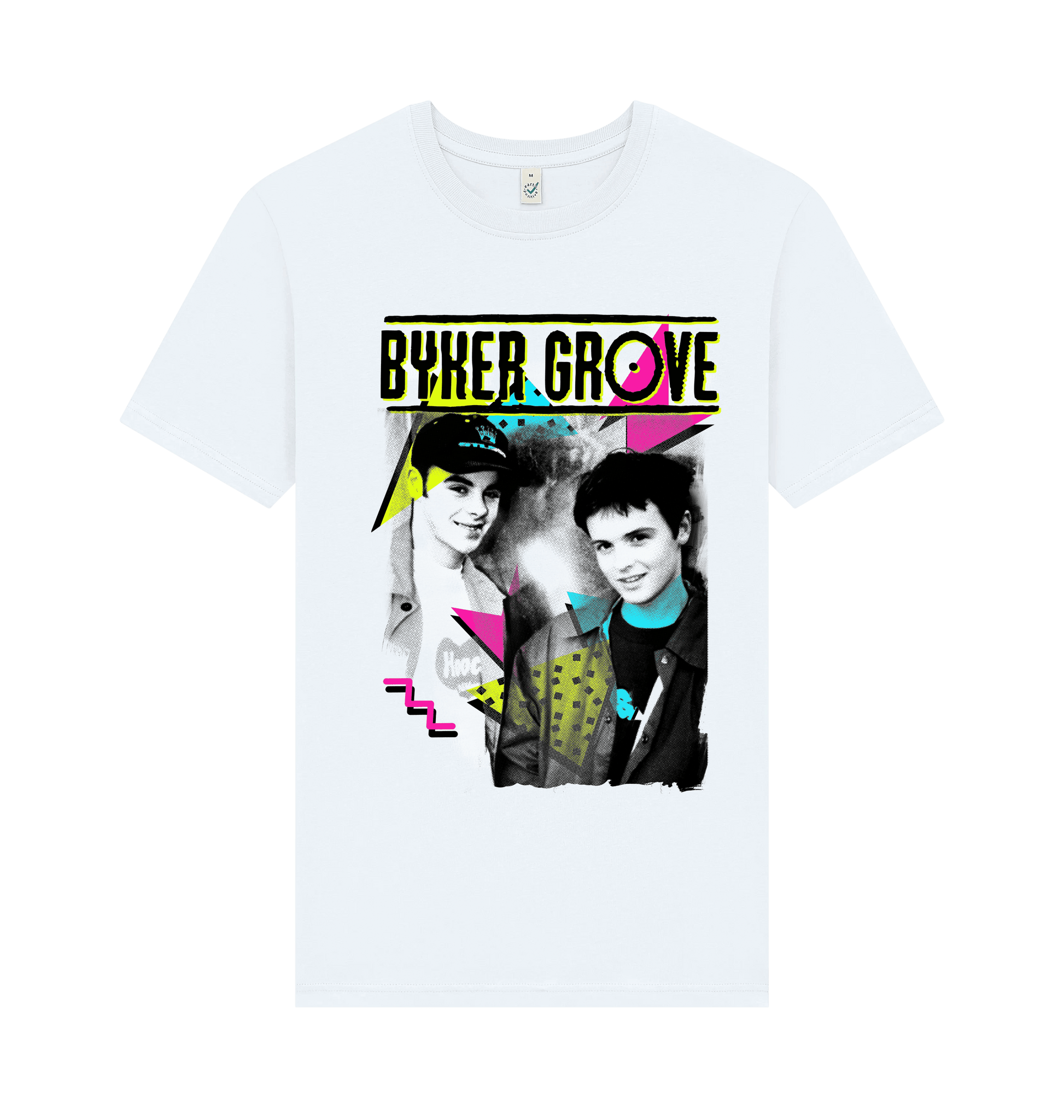 White Printed T-shirt Front
