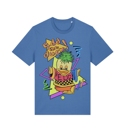 Bright Blue Printed T-shirt Front