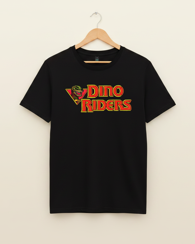 Black Printed T-shirt Front