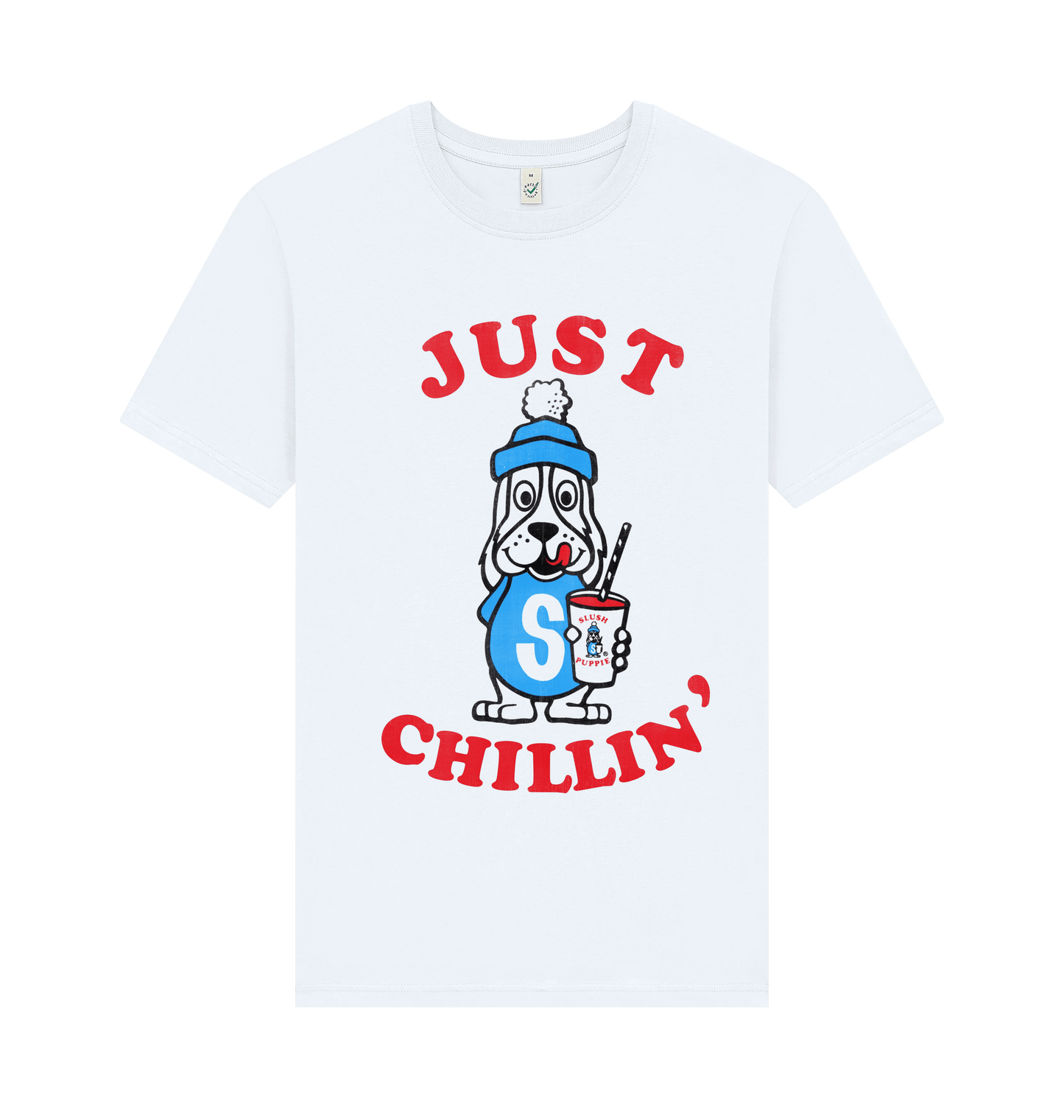 White Printed T-shirt Front