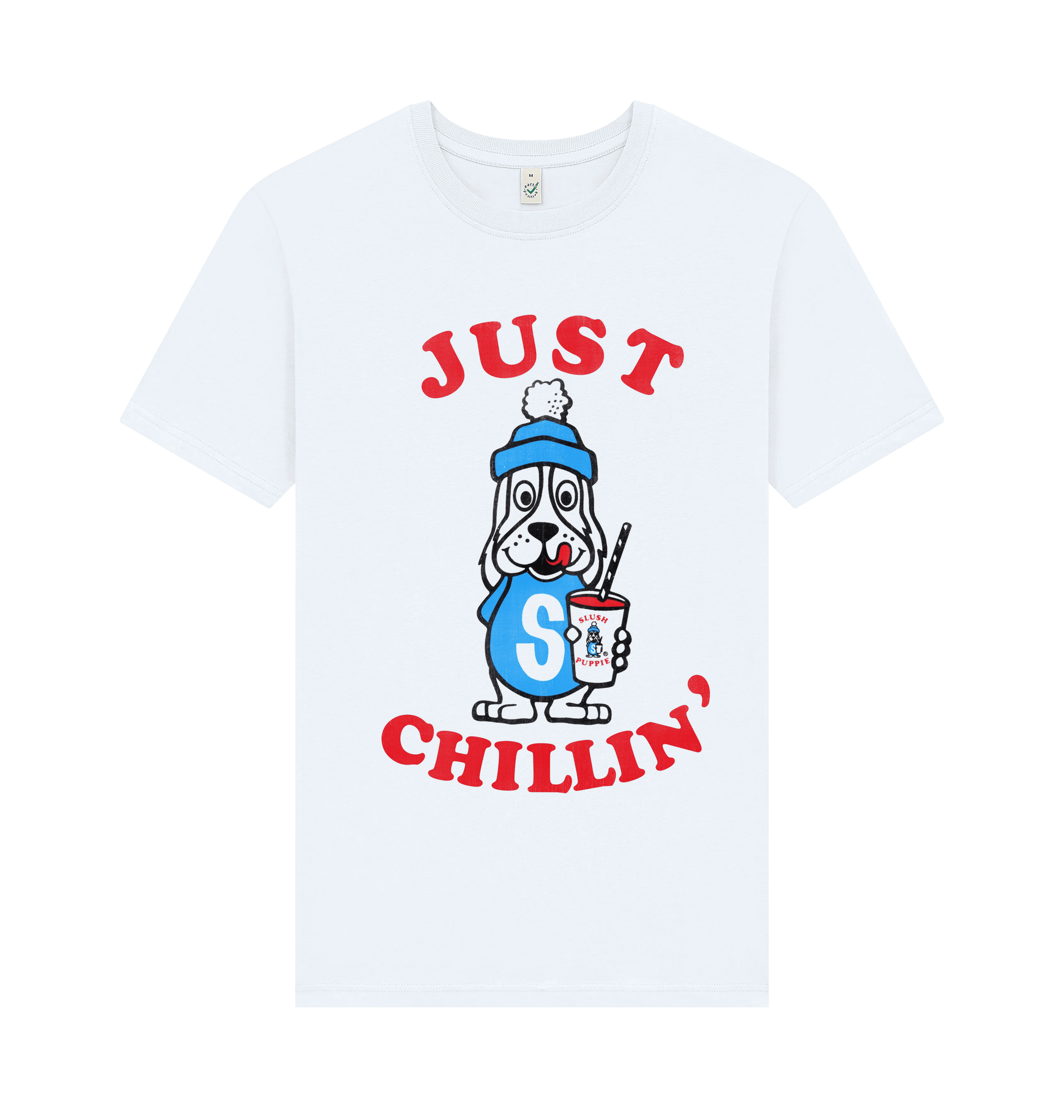 White Printed T-shirt Front