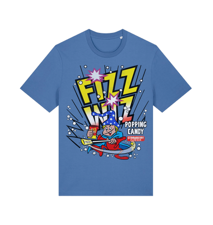 Bright Blue Printed T-shirt Front
