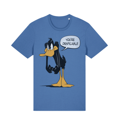 Bright Blue Printed T-shirt Front