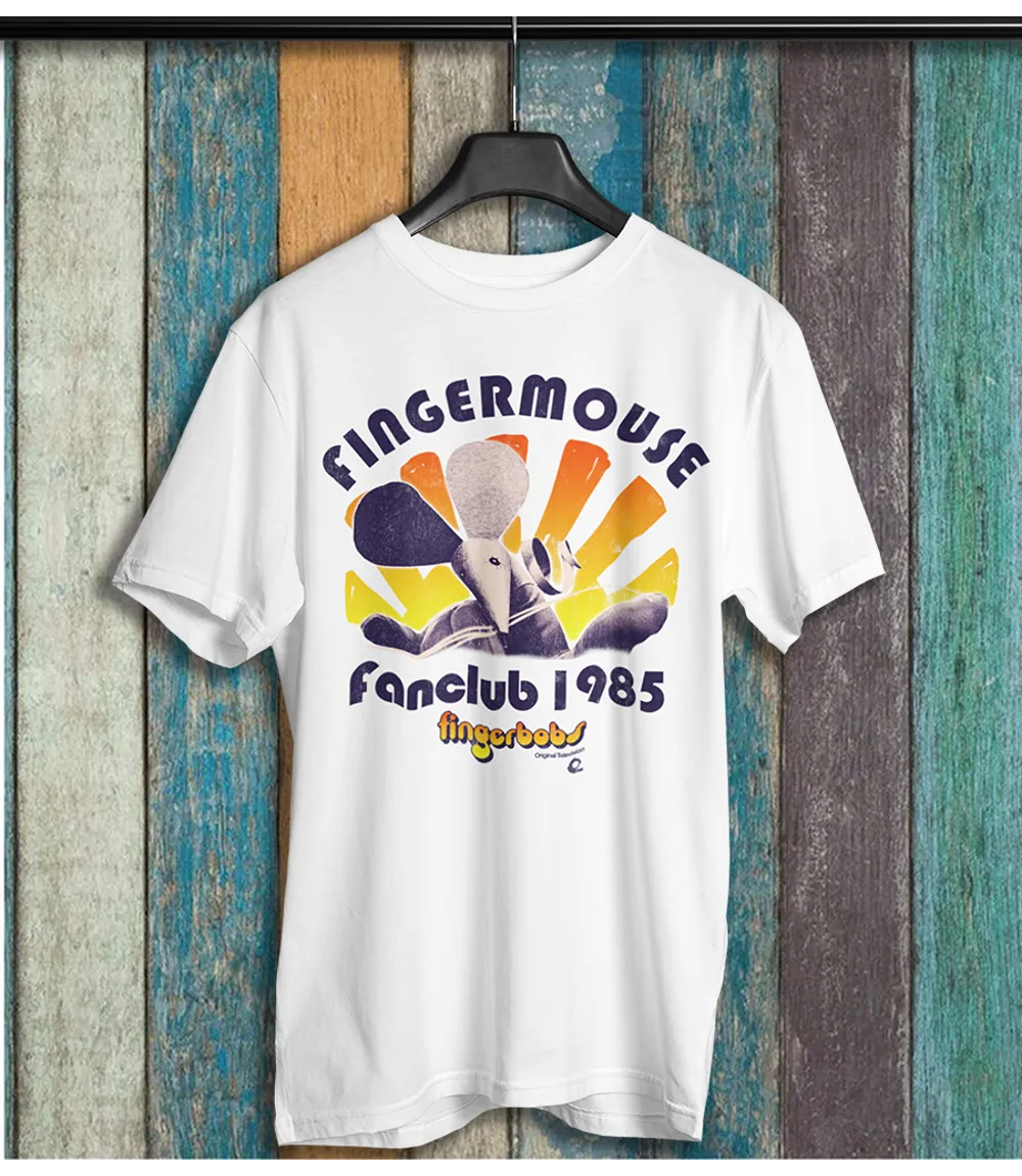 Retro Fingermouse Fan Club T-Shirt - 80s Fingerbobs TV Top