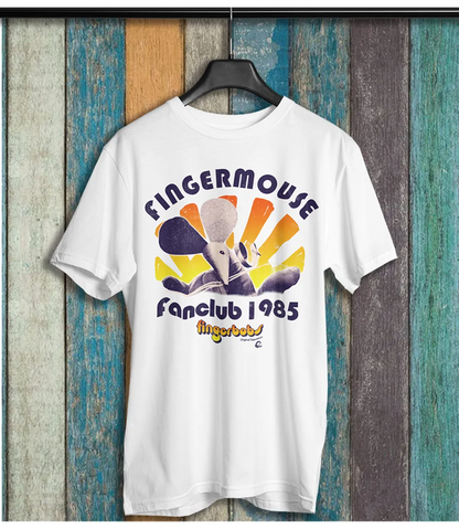 Retro Fingermouse Fan Club T-Shirt - 80s Fingerbobs TV Top