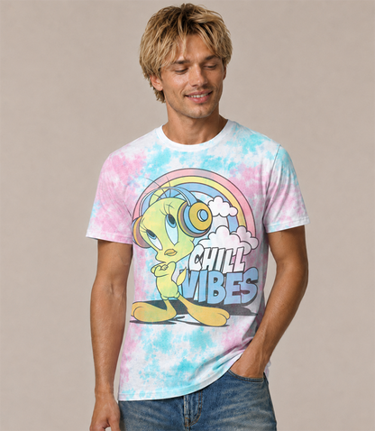 LOONEY TUNES TWEETY CHILL VIBES TEE