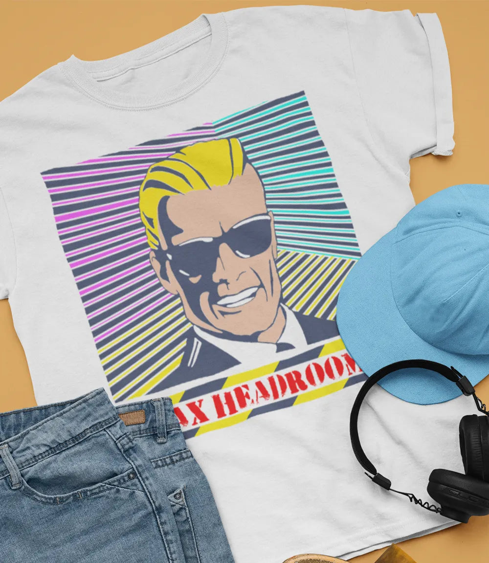 Max Headroom Pop Art T-Shirt | Retro 80s TV Graphic Tee