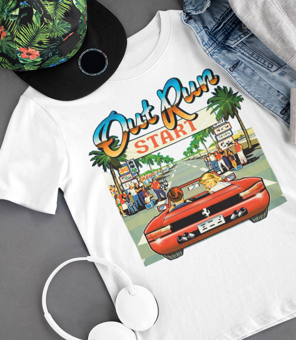 Retro Out Run Gaming T-Shirt