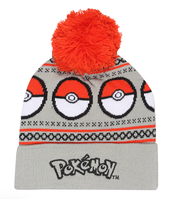 POKEMON Ski Style Pom-Pom Beanie