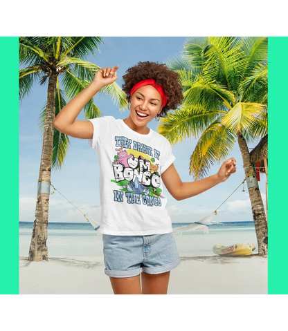 They Drink It In The Congo T-Shirt | Retro Um Bongo Drink Tee